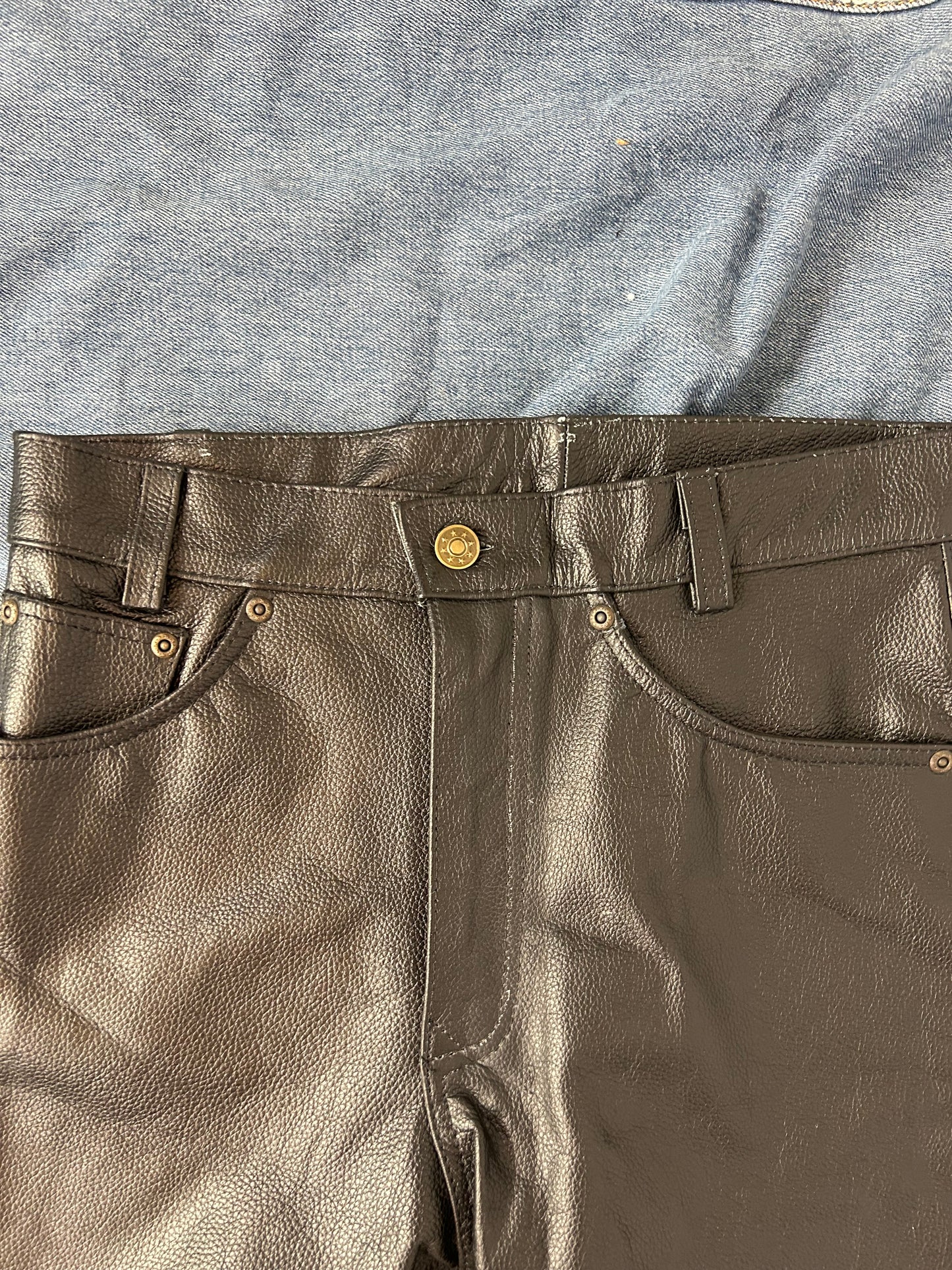 Genuine Leather Pants