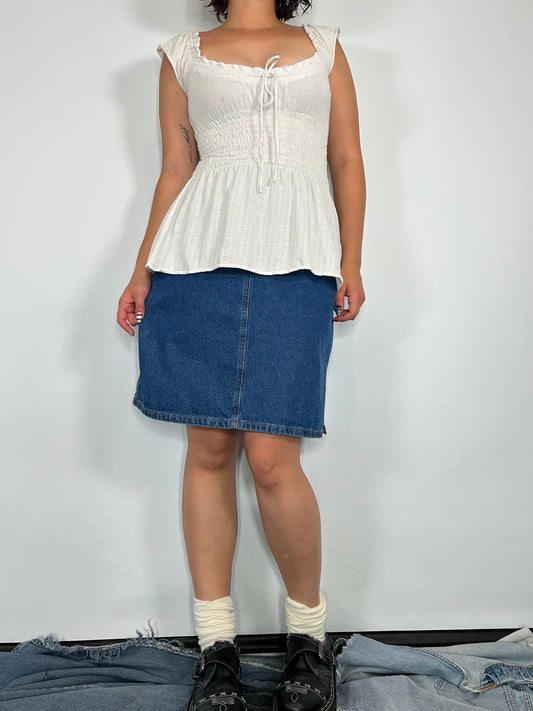 Classic Vintage Denim Skirt