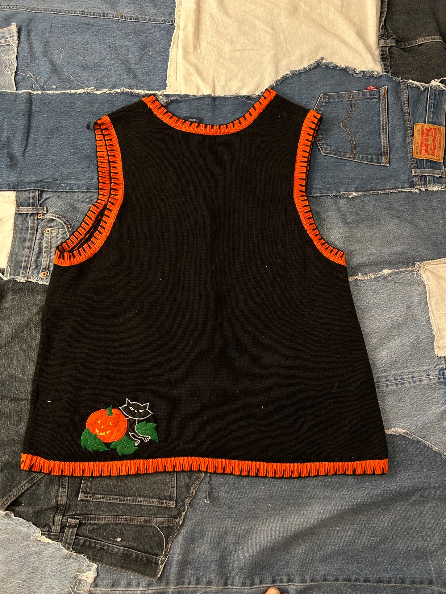 Spooky Pumpkin Patch Vest