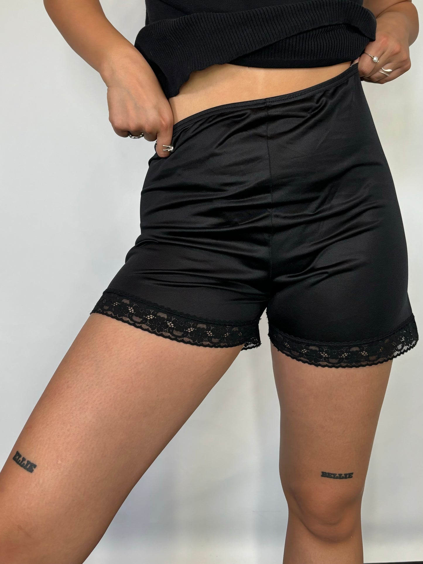 Black Lacey Shorts