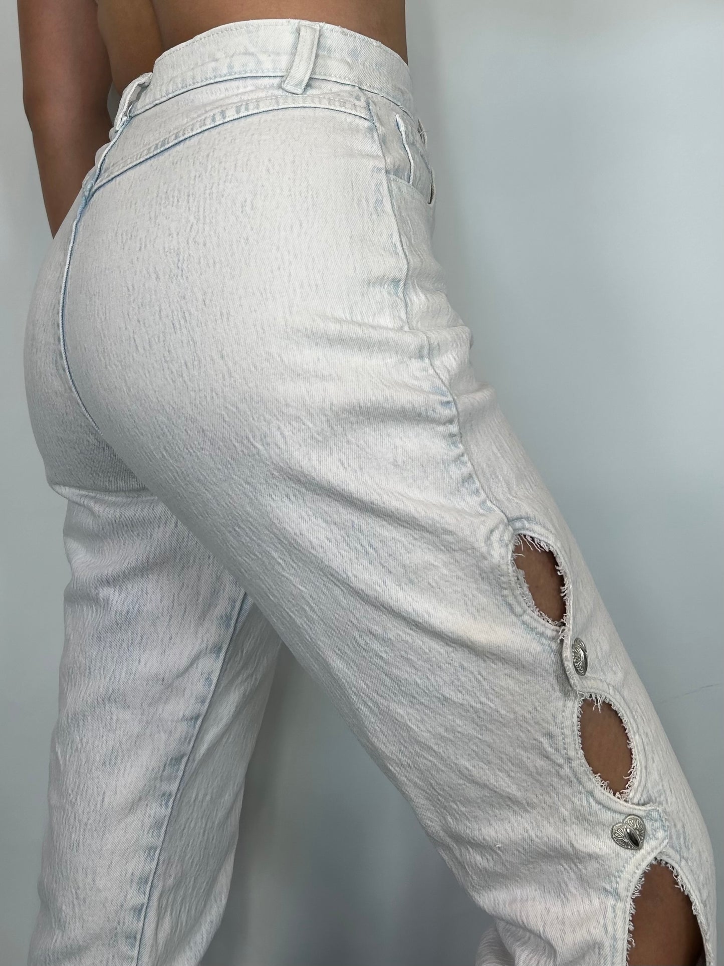 Vintage Stefano Heart Snap Jeans