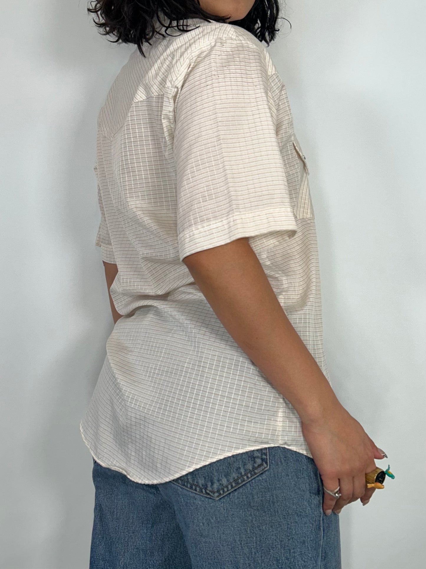 Vintage Pearl Snap Short Sleeve