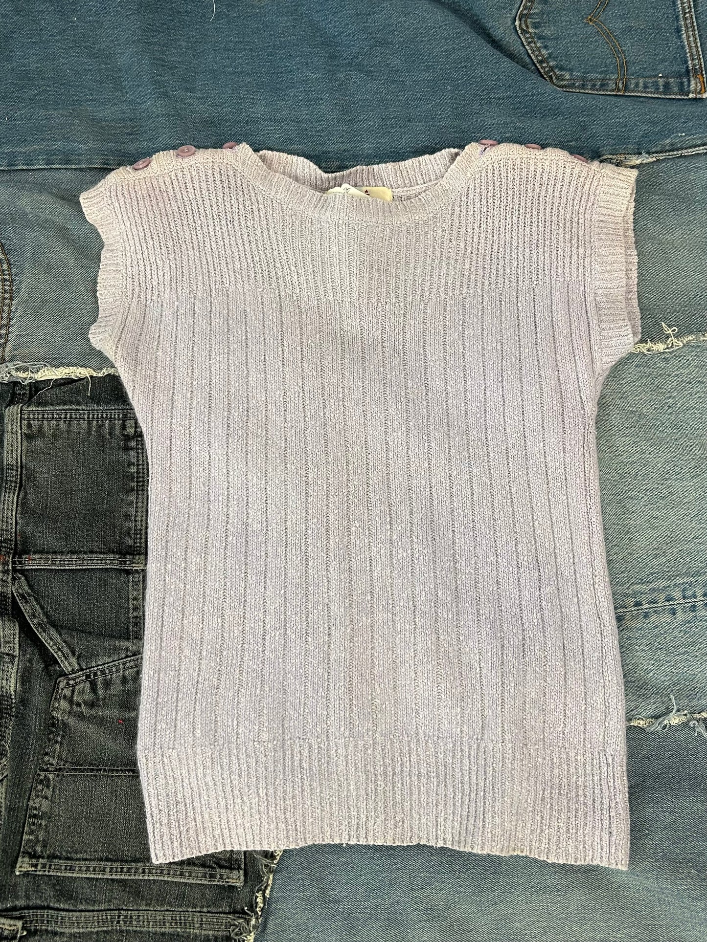 Vintage Lilac Sweater Top